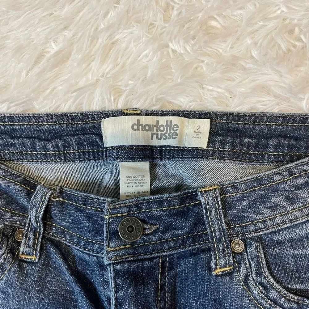 Charlotte Russe Denim Bermuda Shorts Size 2